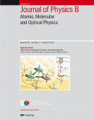 JOURNAL OF PHYSICS B-ATOMIC MOLECULAR AND OPTICAL PHYSICS