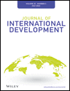 JOURNAL OF INTERNATIONAL DEVELOPMENT
