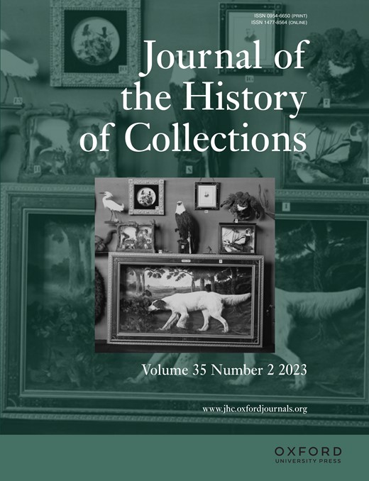 JOURNAL OF THE HISTORY OF COLLECTIONS