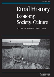 RURAL HISTORY-ECONOMY SOCIETY CULTURE