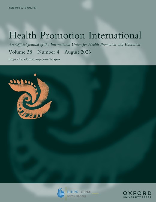 HEALTH PROMOTION INTERNATIONAL