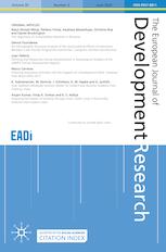 EUROPEAN JOURNAL OF DEVELOPMENT RESEARCH
