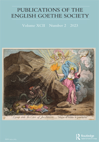 PUBLICATIONS OF THE ENGLISH GOETHE SOCIETY