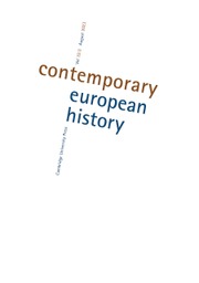 CONTEMPORARY EUROPEAN HISTORY