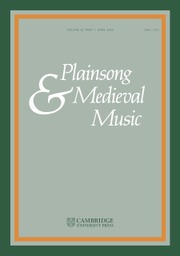 PLAINSONG & MEDIEVAL MUSIC