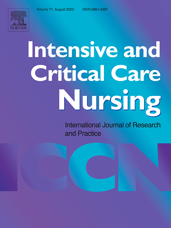 INTENSIVE AND CRITICAL CARE NURSING
