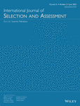 INTERNATIONAL JOURNAL OF SELECTION AND ASSESSMENT