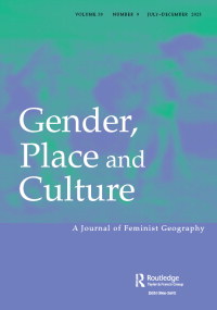 GENDER PLACE AND CULTURE