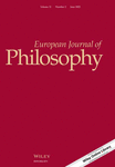 EUROPEAN JOURNAL OF PHILOSOPHY