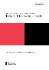 EUROPEAN JOURNAL OF THE HISTORY OF ECONOMIC THOUGHT