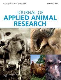 JOURNAL OF APPLIED ANIMAL RESEARCH