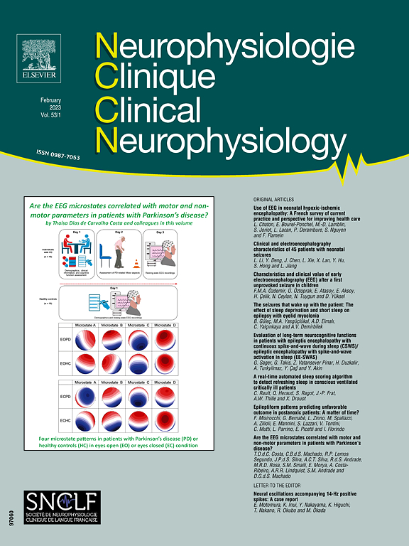 NEUROPHYSIOLOGIE CLINIQUE-CLINICAL NEUROPHYSIOLOGY