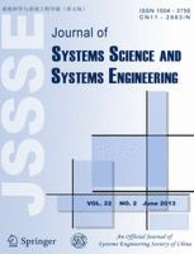JOURNAL OF SYSTEMS SCIENCE AND SYSTEMS ENGINEERING