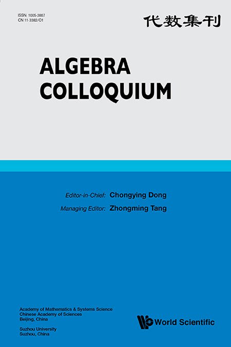 ALGEBRA COLLOQUIUM