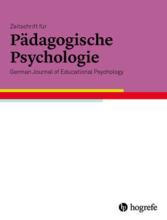ZEITSCHRIFT FUR PADAGOGISCHE PSYCHOLOGIE