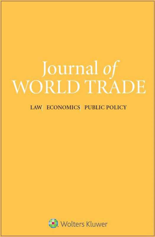 JOURNAL OF WORLD TRADE