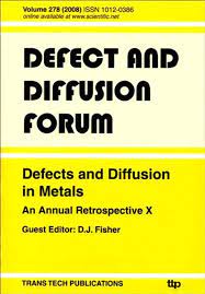 Defect and Diffusion Forum