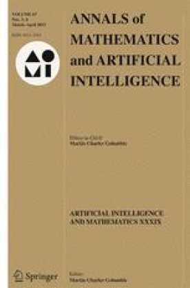 ANNALS OF MATHEMATICS AND ARTIFICIAL INTELLIGENCE