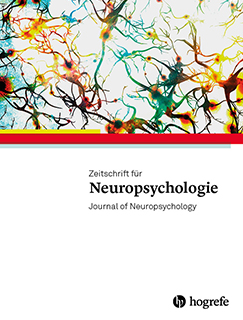 ZEITSCHRIFT FUR NEUROPSYCHOLOGIE