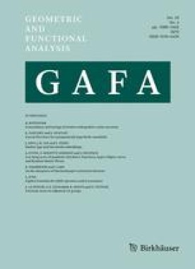 GEOMETRIC AND FUNCTIONAL ANALYSIS