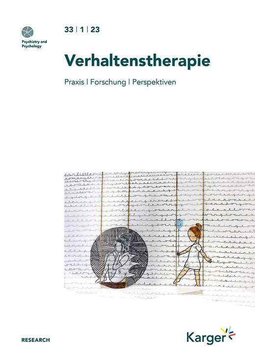 VERHALTENSTHERAPIE