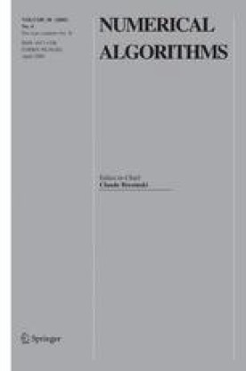 NUMERICAL ALGORITHMS