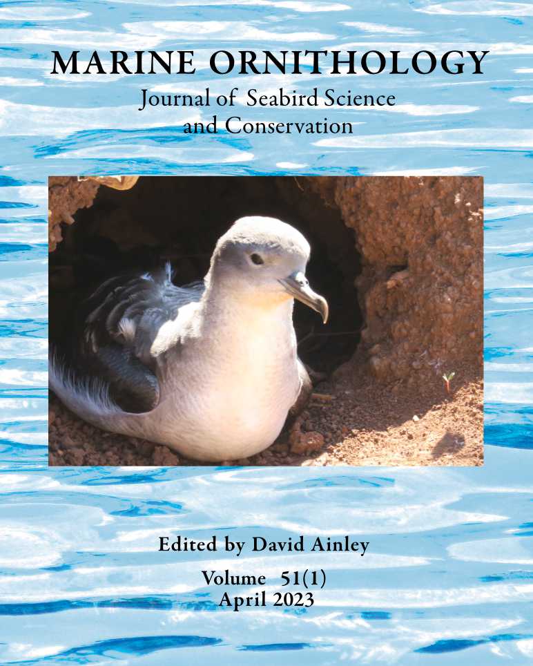 MARINE ORNITHOLOGY