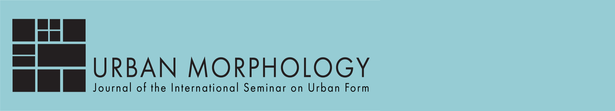 URBAN MORPHOLOGY