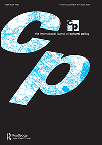 INTERNATIONAL JOURNAL OF CULTURAL POLICY