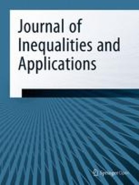 JOURNAL OF INEQUALITIES AND APPLICATIONS