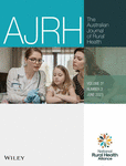 AUSTRALIAN JOURNAL OF RURAL HEALTH