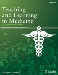 TEACHING AND LEARNING IN MEDICINE