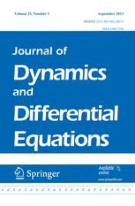JOURNAL OF DYNAMICS AND DIFFERENTIAL EQUATIONS