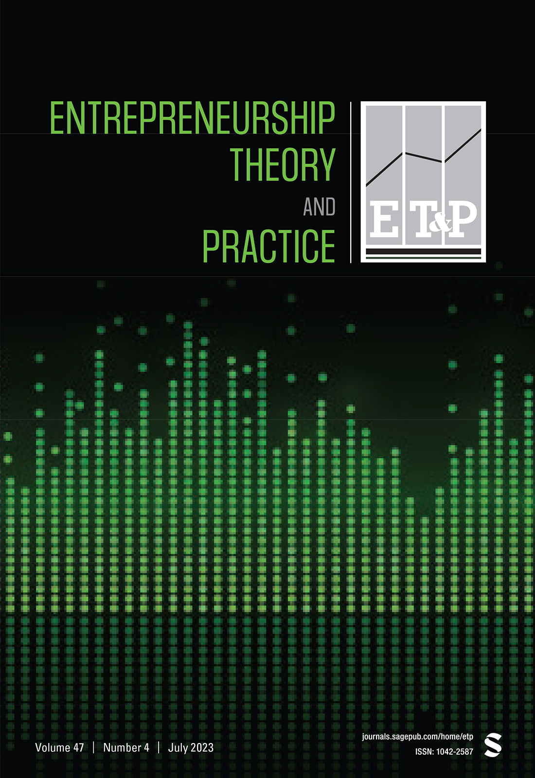 ENTREPRENEURSHIP THEORY AND PRACTICE