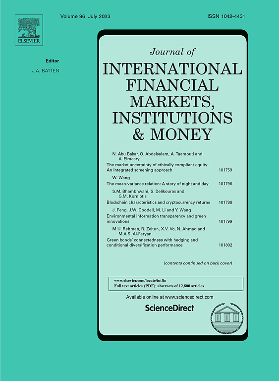 JOURNAL OF INTERNATIONAL FINANCIAL MARKETS INSTITUTIONS & MONEY
