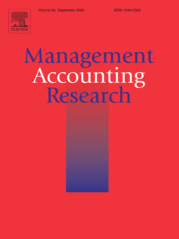 MANAGEMENT ACCOUNTING RESEARCH