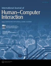 INTERNATIONAL JOURNAL OF HUMAN-COMPUTER INTERACTION