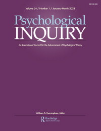 PSYCHOLOGICAL INQUIRY