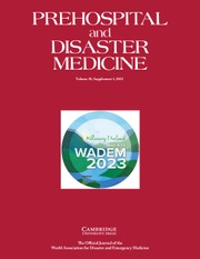 PREHOSPITAL AND DISASTER MEDICINE