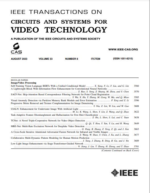 IEEE TRANSACTIONS ON CIRCUITS AND SYSTEMS FOR VIDEO TECHNOLOGY
