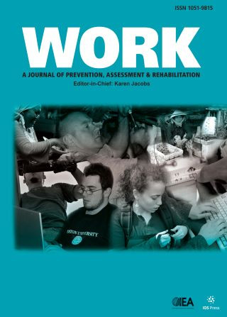 WORK-A JOURNAL OF PREVENTION ASSESSMENT & REHABILITATION