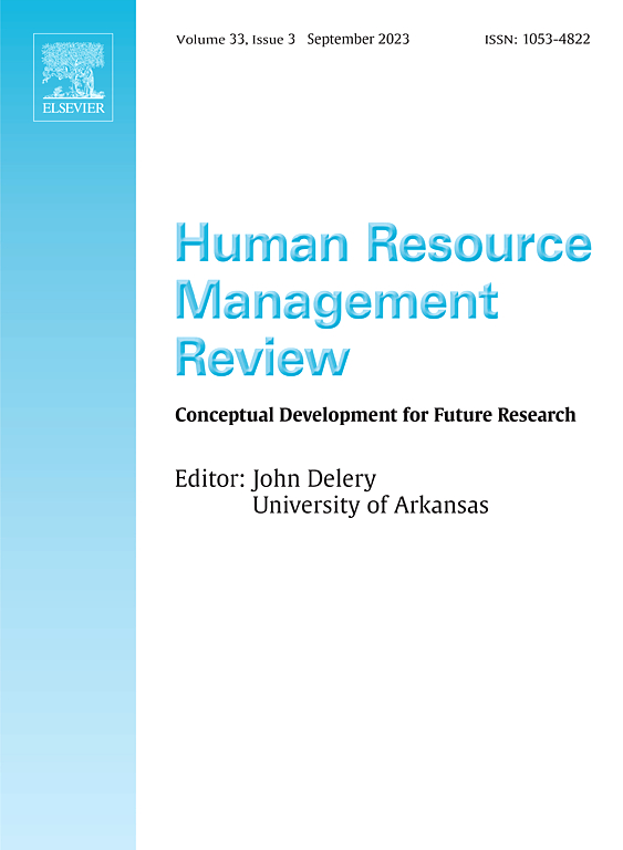 HUMAN RESOURCE MANAGEMENT REVIEW