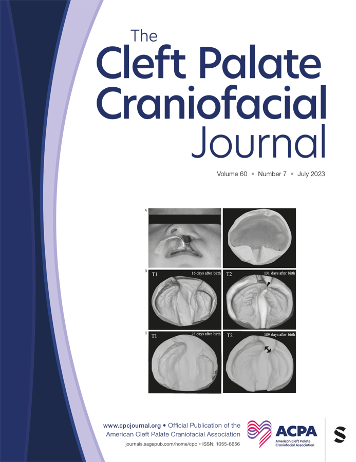 CLEFT PALATE-CRANIOFACIAL JOURNAL