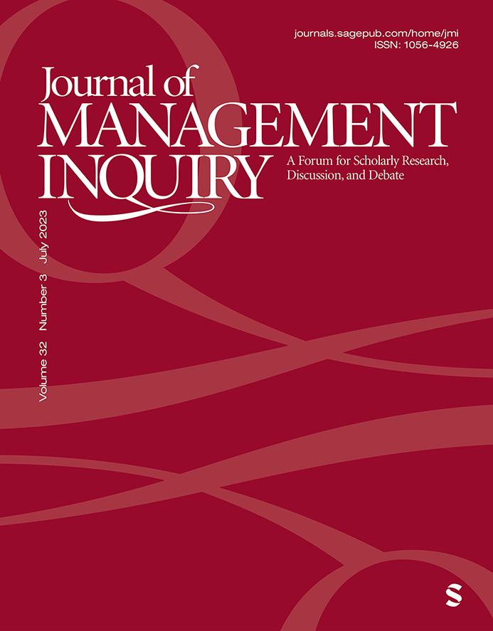 JOURNAL OF MANAGEMENT INQUIRY