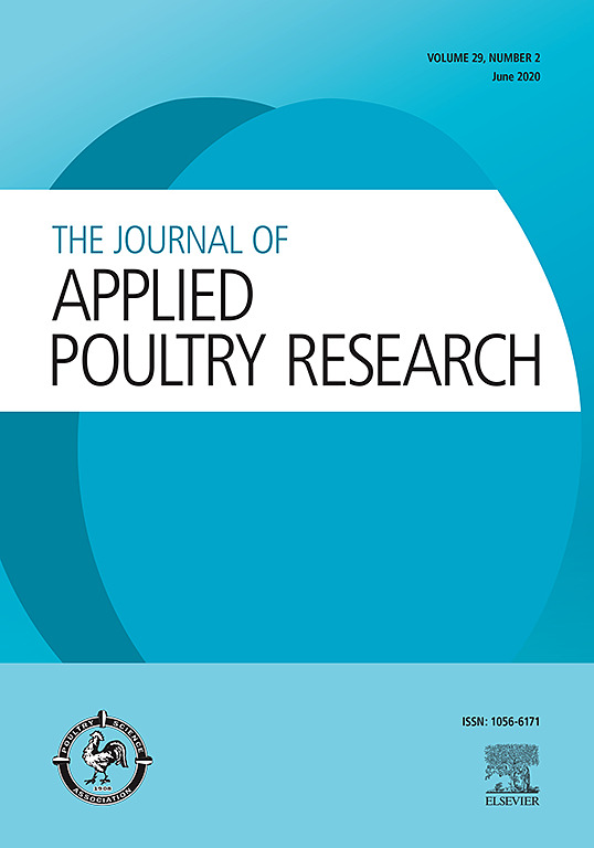 JOURNAL OF APPLIED POULTRY RESEARCH