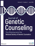 JOURNAL OF GENETIC COUNSELING