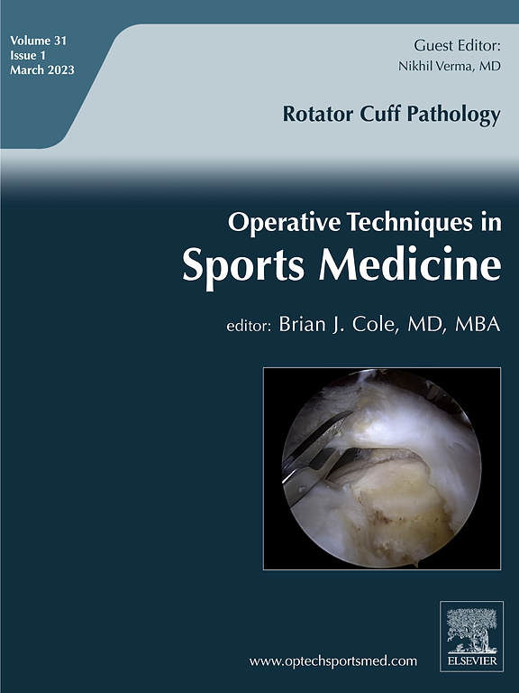 OPERATIVE TECHNIQUES IN SPORTS MEDICINE