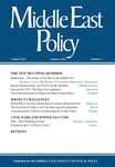 MIDDLE EAST POLICY