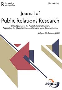 JOURNAL OF PUBLIC RELATIONS RESEARCH