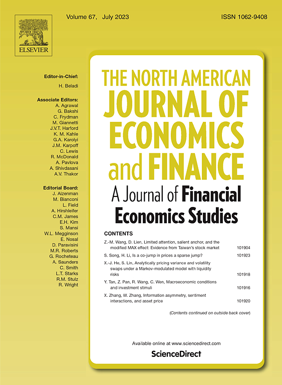 NORTH AMERICAN JOURNAL OF ECONOMICS AND FINANCE